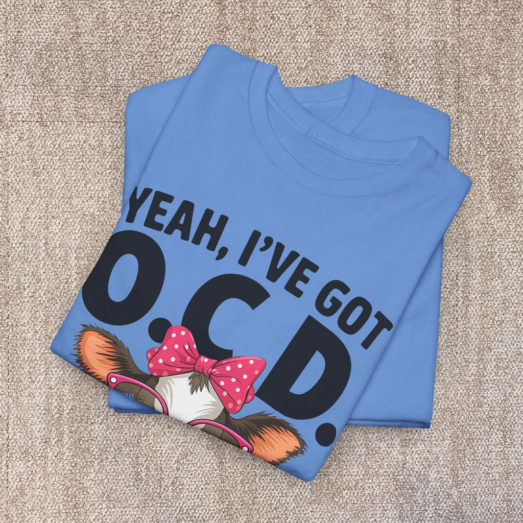 Yeah I’ve Got O.C.D. Old Cranky & Dangerous Cow T-Shirt | Funny Farm Humor Graphic Tee | Gildan 5000