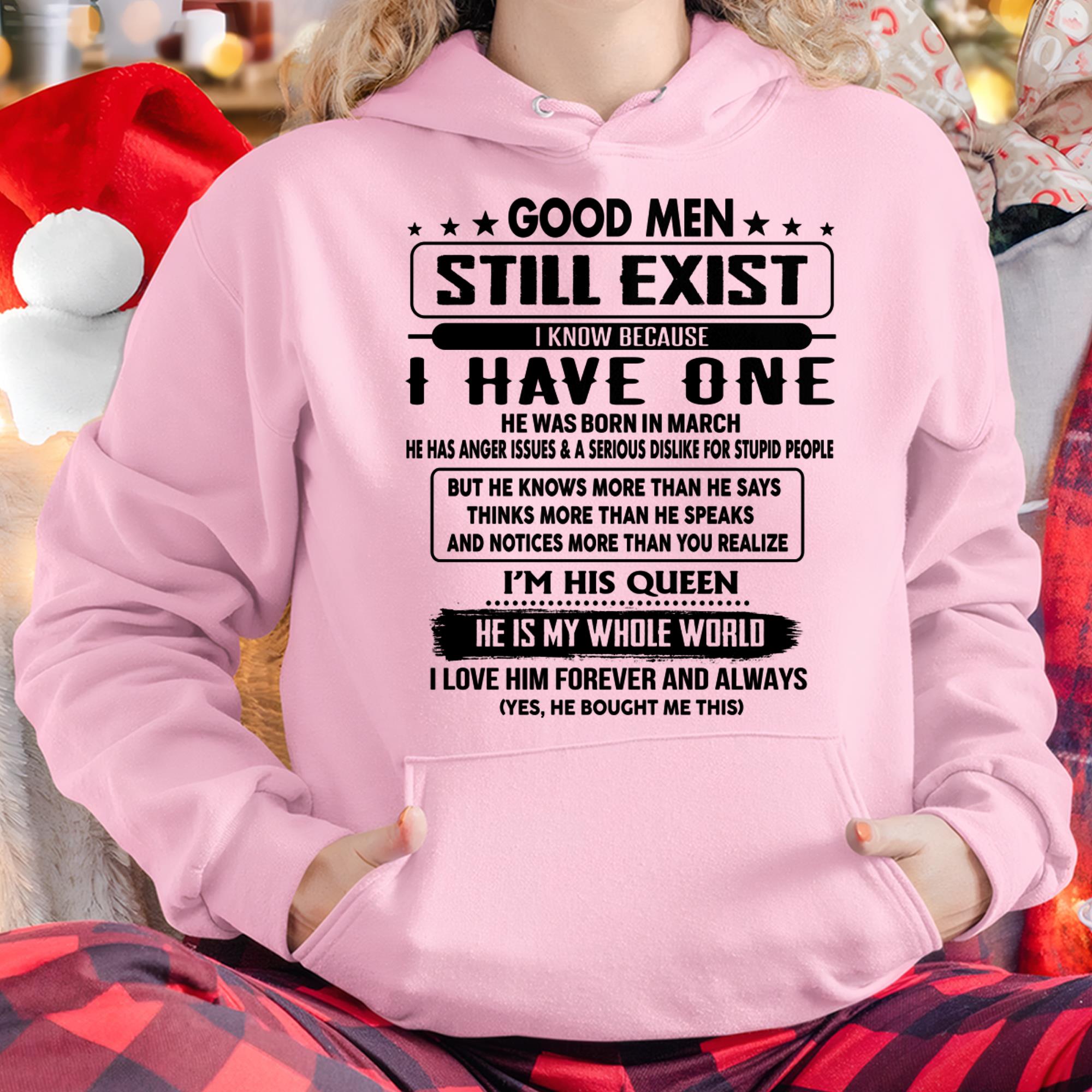 March - Good men Still Exist - gift for your girlfriend, wife from Husband - NGHL03 (SKU-GM-03)